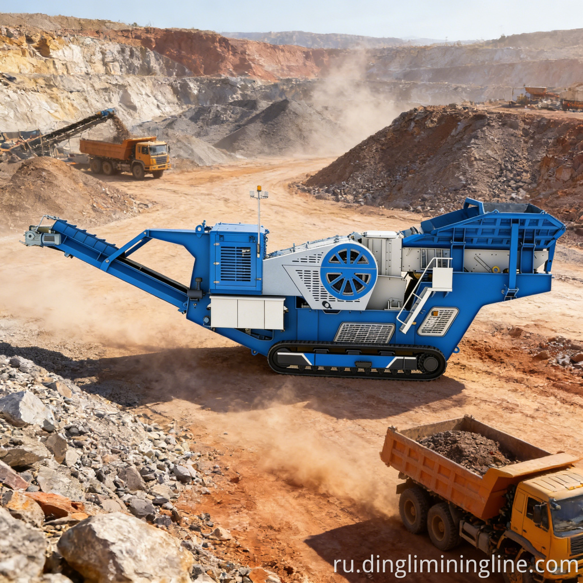 Crawler Jaw Crushing Station